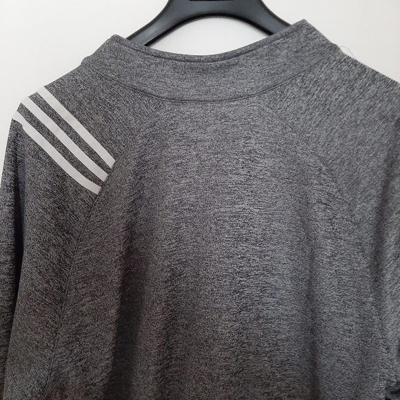 NWT XL adidas mens French Terry 1/4 zip - Picture 6 of 8